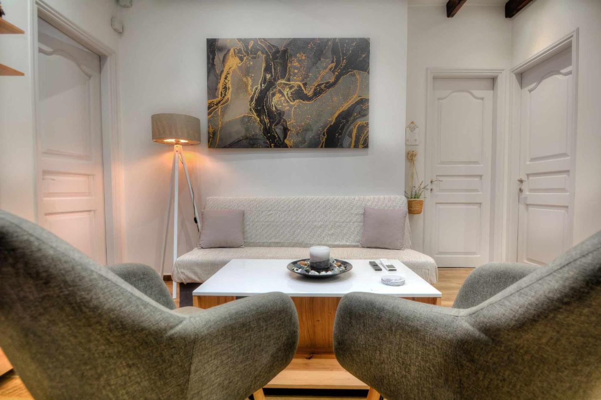 Stratos House! Villa Alepou Bagian luar foto